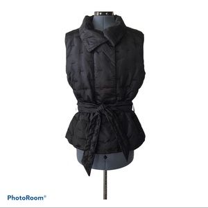 Talbots Down Black Puffer Vest